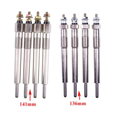 4 Pieces Plug Glow 8941337599 8-94133-759-9 for use with Isuzu Engine 4JB1 4JG1 4JG1T 4JG2 4JC1 4LE2 6BG1Truck NPR NKR NHR NLR NMR NQR