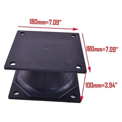 4 Pieces Rubber Isolator Shock Mount compatible with Small Vibratory Plate Compactor Stanley HS6000 HS6019 HS6100 HSX6 HS8000 HS11000 HSX11