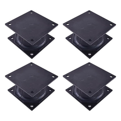 4 Pieces Rubber Isolator Shock Mount compatible with Small Vibratory Plate Compactor Stanley HS6000 HS6019 HS6100 HSX6 HS8000 HS11000 HSX11