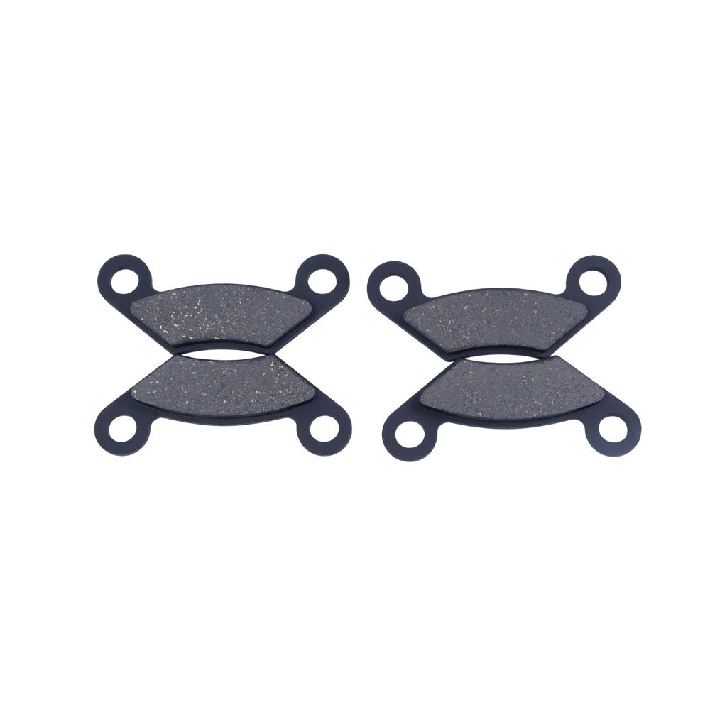 4 Pieces Semi-Metallic Brake Pad AM141182 compatible with John Deere Utility Vehicle HPX615E HPX815E XUV825M XUV850D XUV855M M-GATOR
