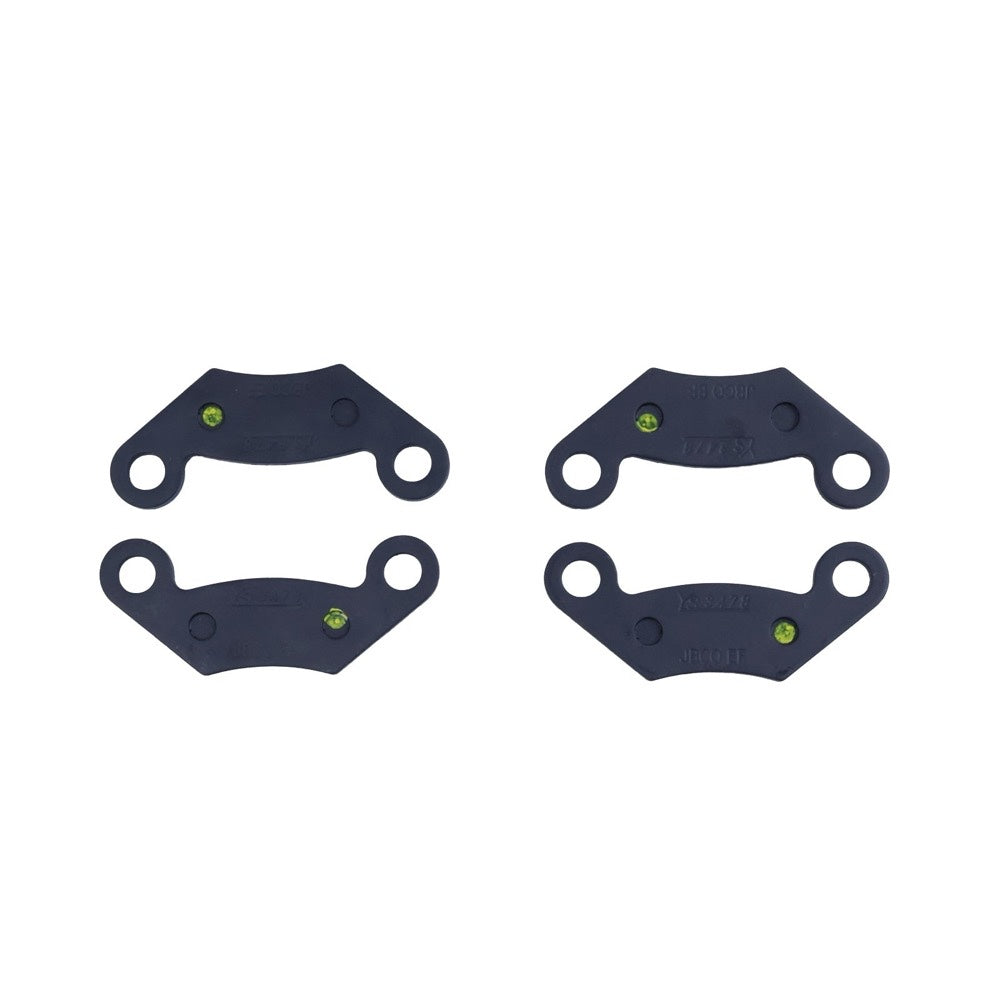 4 Pieces Semi-Metallic Brake Pad AM141182 compatible with John Deere Utility Vehicle HPX615E HPX815E XUV825M XUV850D XUV855M M-GATOR
