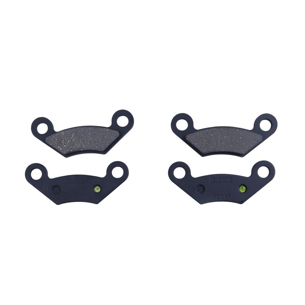 4 Pieces Semi-Metallic Brake Pad AM141182 compatible with John Deere Utility Vehicle HPX615E HPX815E XUV825M XUV850D XUV855M M-GATOR