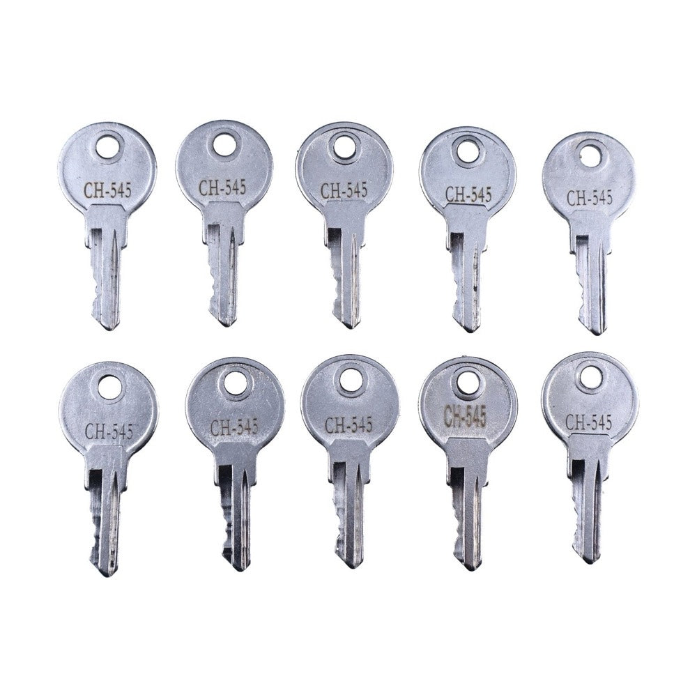 4 Pieces Tool Box Latch Key CH-545 for use with Truck Trailer RV Horse Trailer Car Hauler
