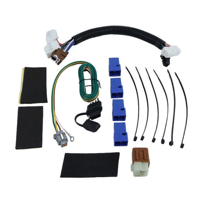 4 Way Flat Trailer Wiring Harness Kit CX01088 for use with Nissan Pathfinder Infiniti QX60 2013-2020