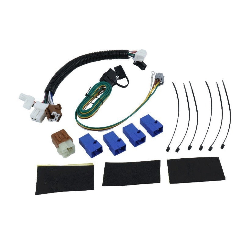 4 Way Flat Trailer Wiring Harness Kit CX01088 for use with Nissan Pathfinder Infiniti QX60 2013-2020