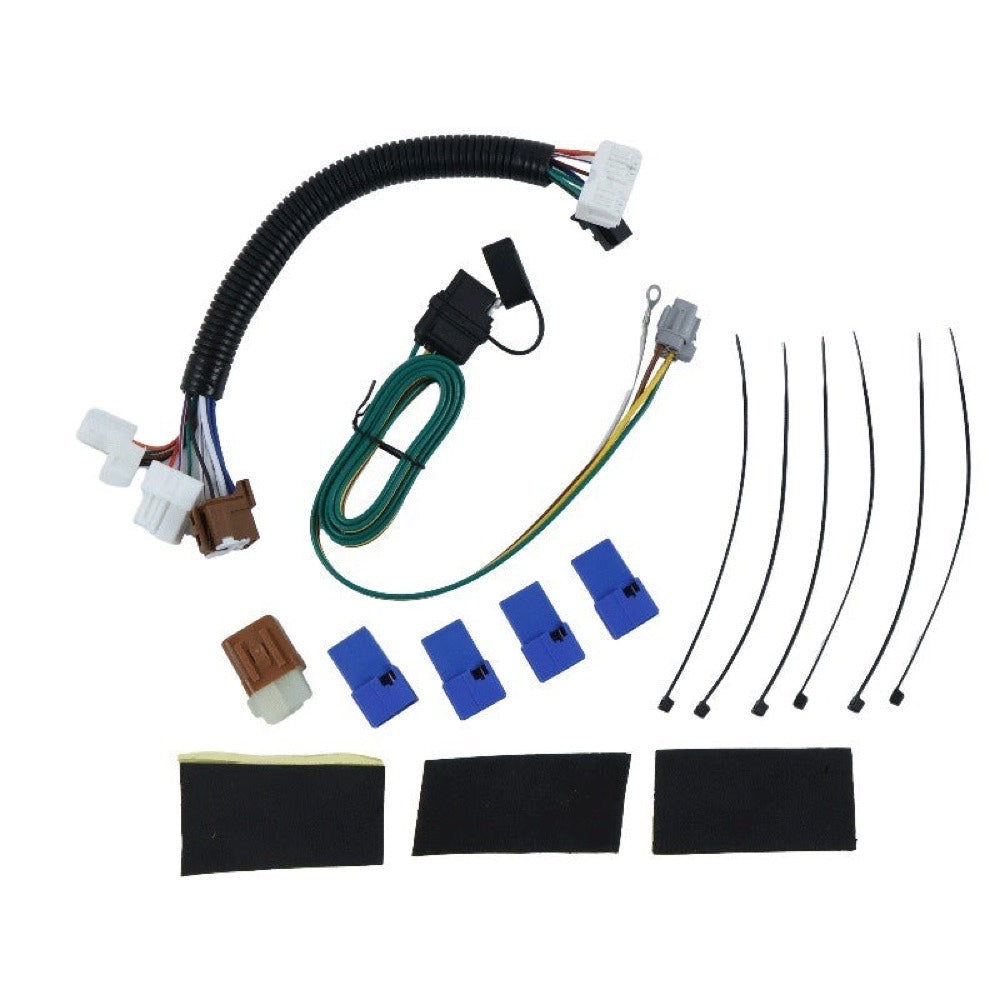 4 Way Flat Trailer Wiring Harness Kit CX01088 for use with Nissan Pathfinder Infiniti QX60 2013-2020