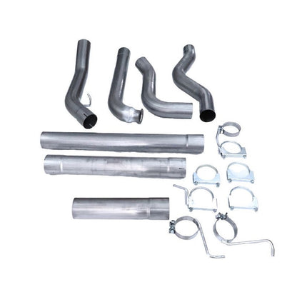 4'' Down Pipe Back Exhaust compatible with Duramax Engine 6.6L LB7 LLY LBZ Chevrolet Silverado GMC Sierra 2500HD 3500HD 2001-2007