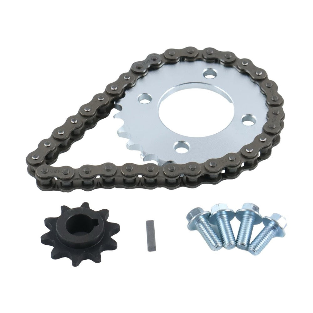 420 Chain Sprocket 25 Tooth 32 Link Kit suitable for Coleman KT196 CK196 Go Kart Predator 196cc 212cc 6.5hp Engine