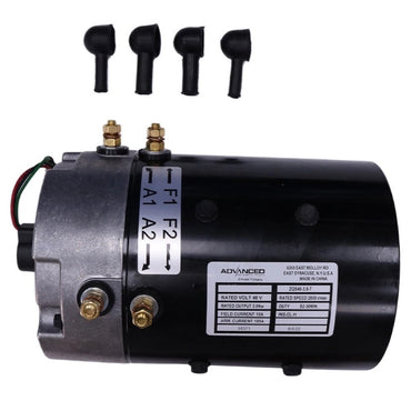 48 Volt 3.8kW Drive Motor ZQS48-3.8-T compatible with Tomberlin E-Merge Electric Golf Cart 2007-UP