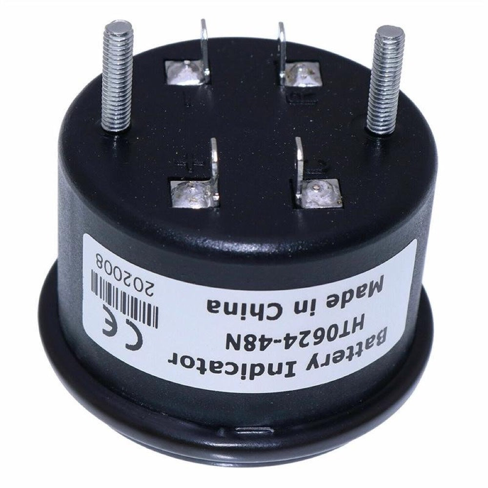 48V ATV Battery Meter Indicator Round fits EZGO Club Car Golf Cart Forklift