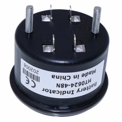 48V ATV Battery Meter Indicator Round fits EZGO Club Car Golf Cart Forklift