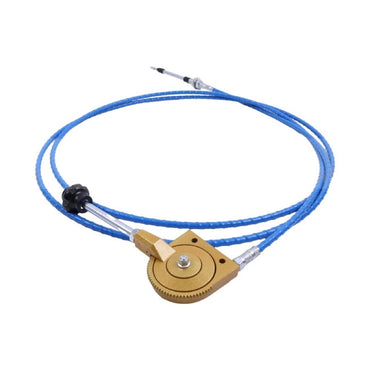 4M 157" Throttle Cable With Control Handle compatible with Komatsu Hitachi Caterpillar CAT Kobelco Daewoo CASE Volvo JCB John Deere Excavator