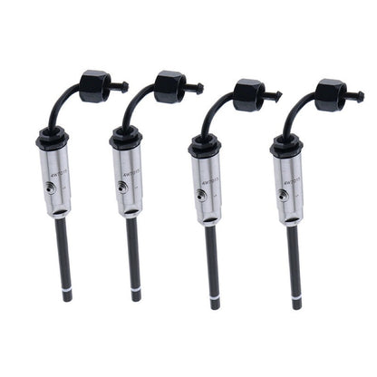 4Pcs Fuel Injection Pencil Nozzle 4W7015 0R3419 fits Caterpillar CAT 215B E180 931B 931C 935B 935C 943 953 Engine 3204