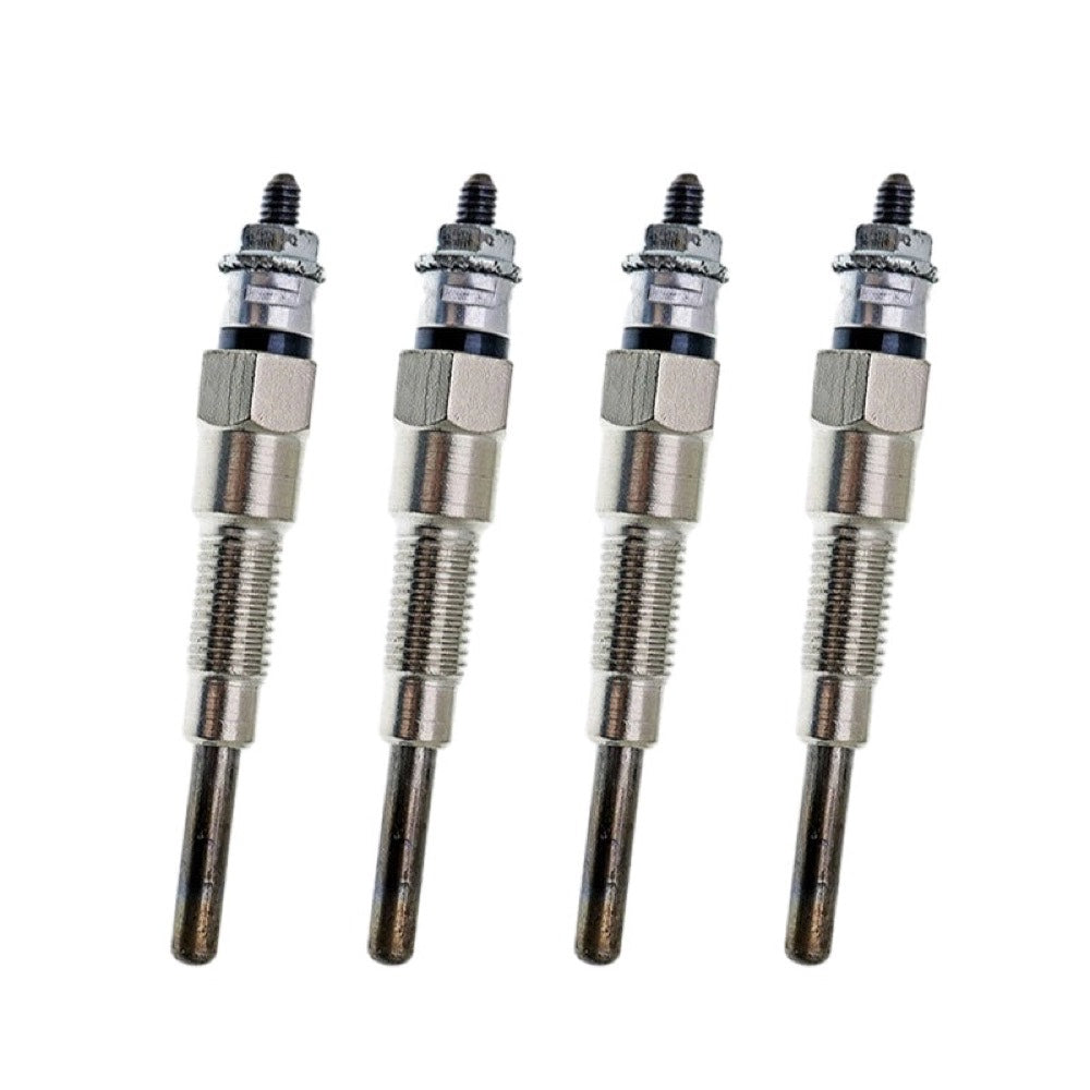4Pcs Fuel Injector Glow Plug 6698618 for use with Kubota Engine V1505 Bobcat Excavator 425 428 463 E25 E26 Skid-Steer Loader S100 S70
