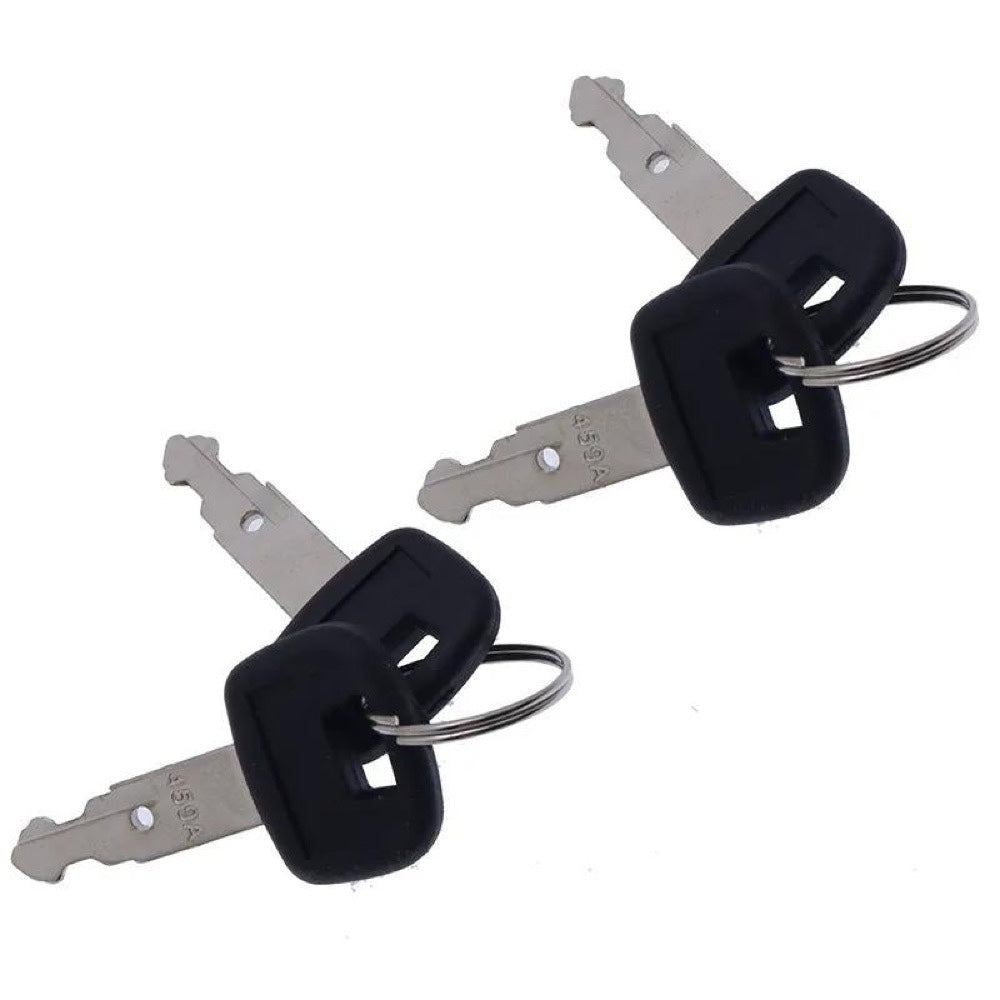 4Pcs Ignition Key RC411-53933 459A RC461-53930 fits Kubota SVL75 KX018 KX41-3 U35 L45 M59 SSV65 R530 R630