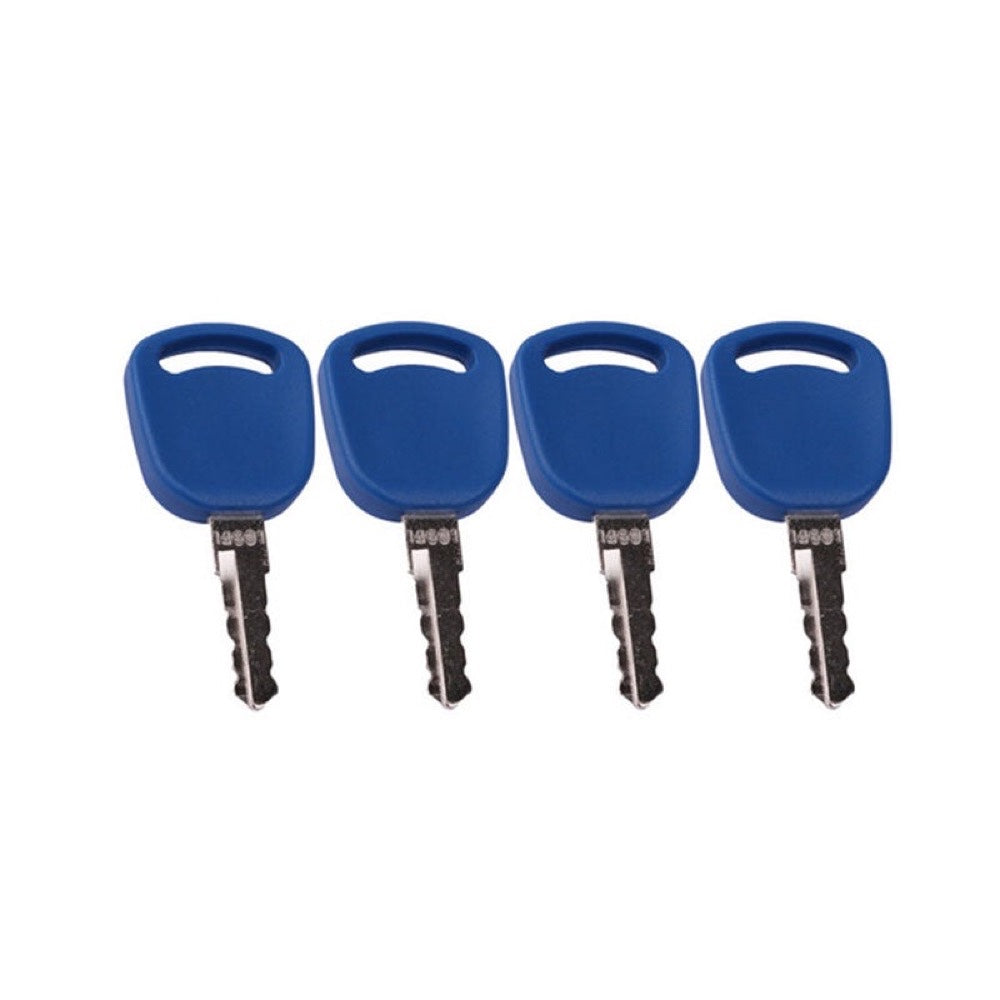 4PCS Ignition Keys 14601 F0NN11603AA fits Ford 5640 6640 7740 7840 8240 8340 8160 8260 8360 8560
