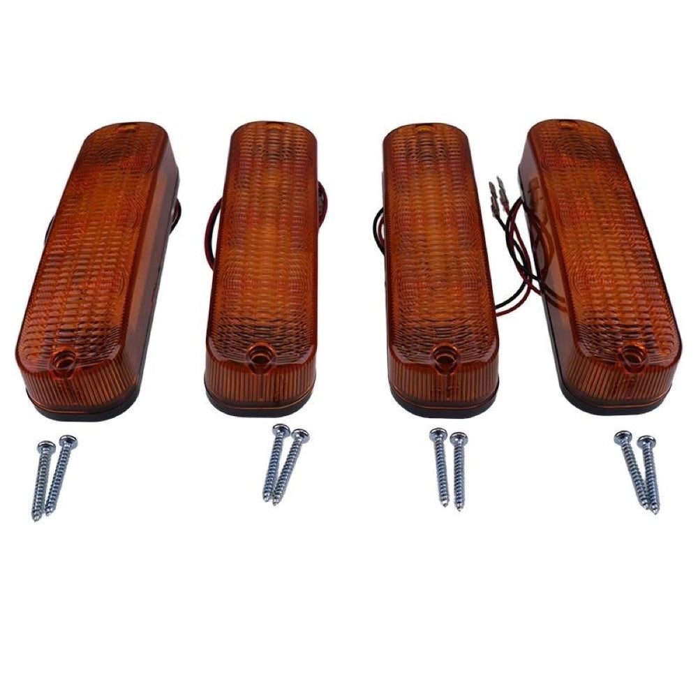 4Pcs LED Flashing Cab Light AR60250 fits John Deere 4040 4240 4440 4640 4840 4030 4230 4430 4630