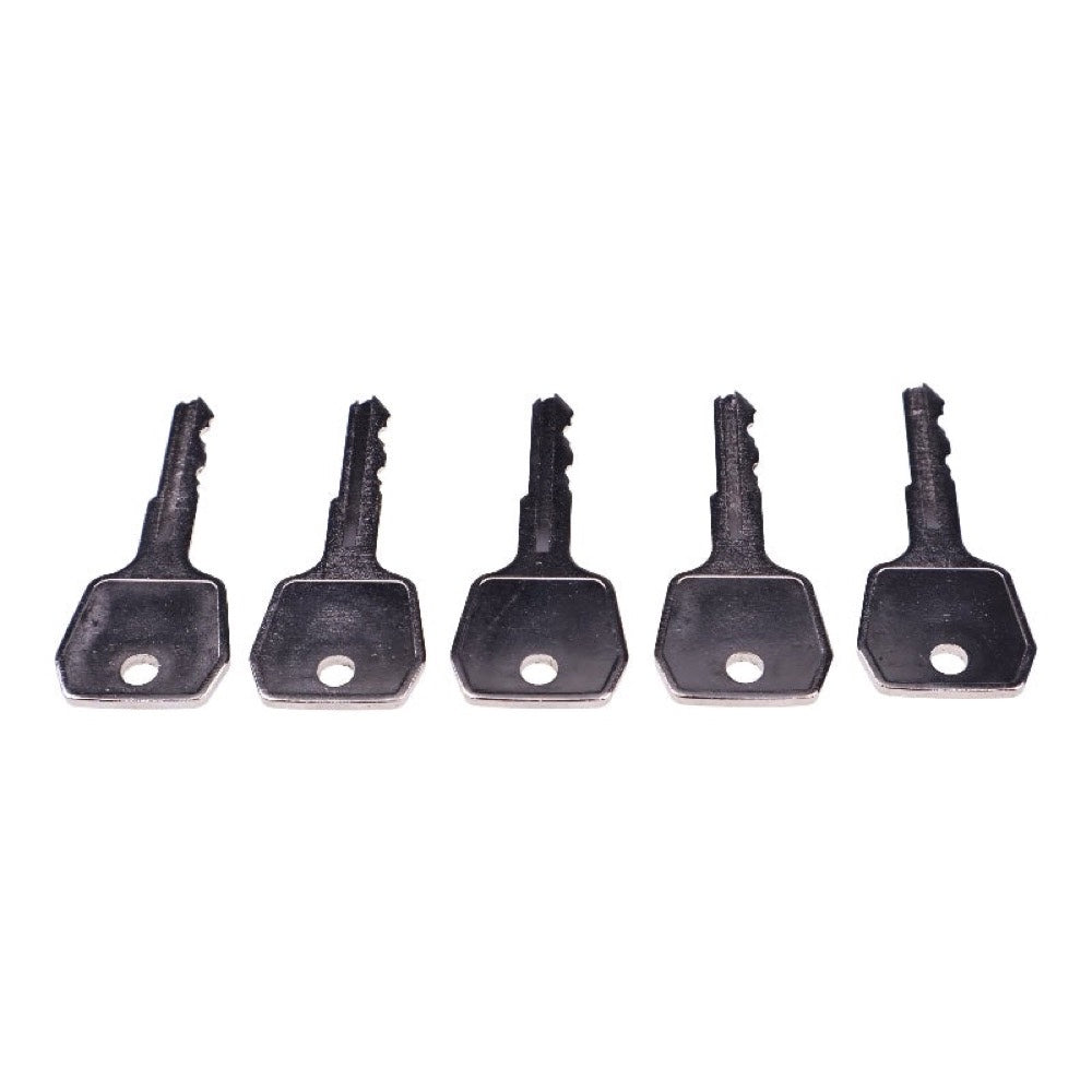 5 Ignition Keys 511416 57421-22060-71 57421-22000-71 for use with Toyota Engine 1DZ 4P 14Z 5K Earlier and Older Forklift 2FD 2FB 3FD 3FG 4FD 4FG 5FD 5FG 5FB 6FD 6FG 6FB 7FD 7FG