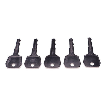 5 Ignition Keys 511416 57421-22060-71 57421-22000-71 for use with Toyota Engine 1DZ 4P 14Z 5K Earlier and Older Forklift 2FD 2FB 3FD 3FG 4FD 4FG 5FD 5FG 5FB 6FD 6FG 6FB 7FD 7FG