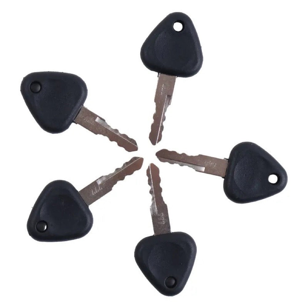 5 Ignition Start Starter Keys SA1123-02960 777 for use with Volvo EC120D EC140 EC150 EC170D EC210C EC240 EC55 EW130 EW210C Excavator