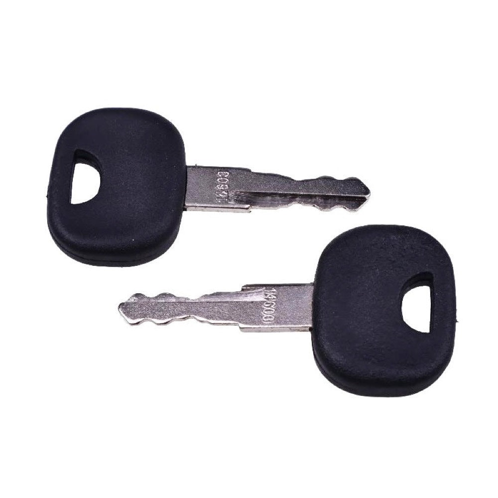 5 Pieces Ignition Key 6971041 603 57189-3 compatible with Bobcat B100 B250 B300 BL275 BL370 BL470 BL575 T2250 T2556 T2566 T35100 T3571 T40140 V518 V623 V723