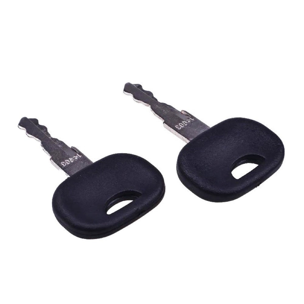 5 Pieces Ignition Key 6971041 603 57189-3 compatible with Bobcat B100 B250 B300 BL275 BL370 BL470 BL575 T2250 T2556 T2566 T35100 T3571 T40140 V518 V623 V723