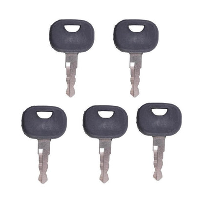 5 Pieces Ignition Keys 202 compatible with John Deere Volvo Heavy Equipment