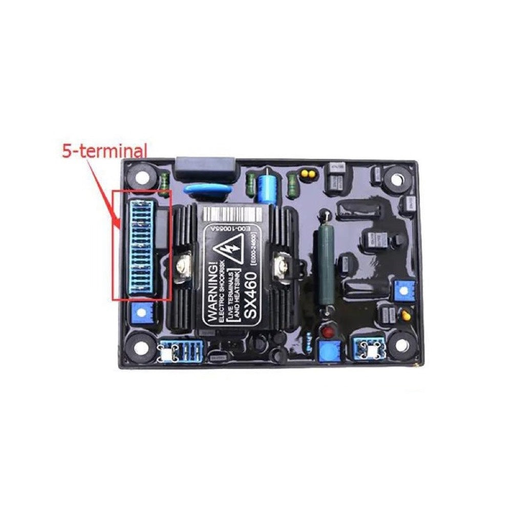 5 terminals AVR SX460 Automatic Voltage Volt Regulator Replacement fits Stamford Generato