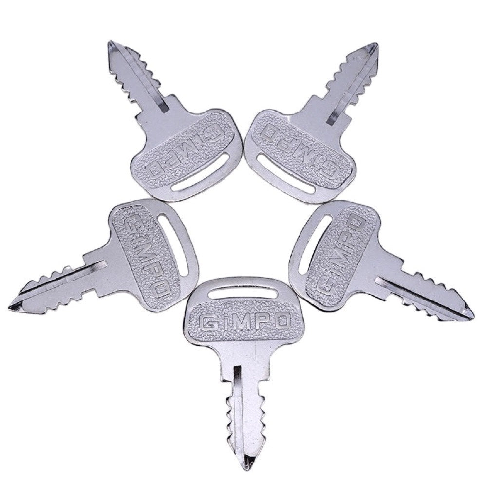 5Pcs Ignition Key 18510-63720 for use with Kubota Tractor M4900 M5700 M6800 M8200 M9000