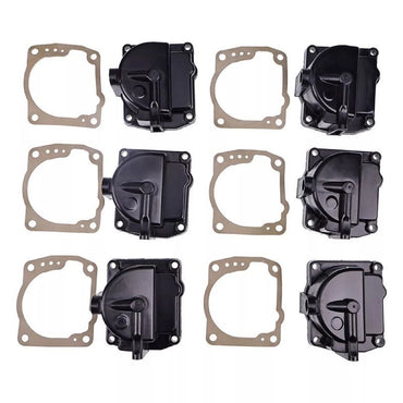 6 Carburetor Float Chamber Carb Bowls 433000 766418 fits Johnson Evinrude Outboard Motor 90-175HP