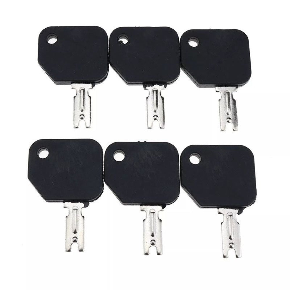 6 Ignition Keys 186304 166 fits Hyster S30XL Clark Yale Gradall Gehl JLG Forklift