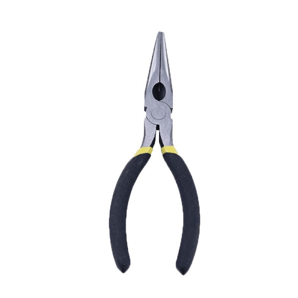 6 Inch Durable Long Nose Pliers with Double-Dipped Grips Low-Profile Design compatible with Precision in Tight Spaces