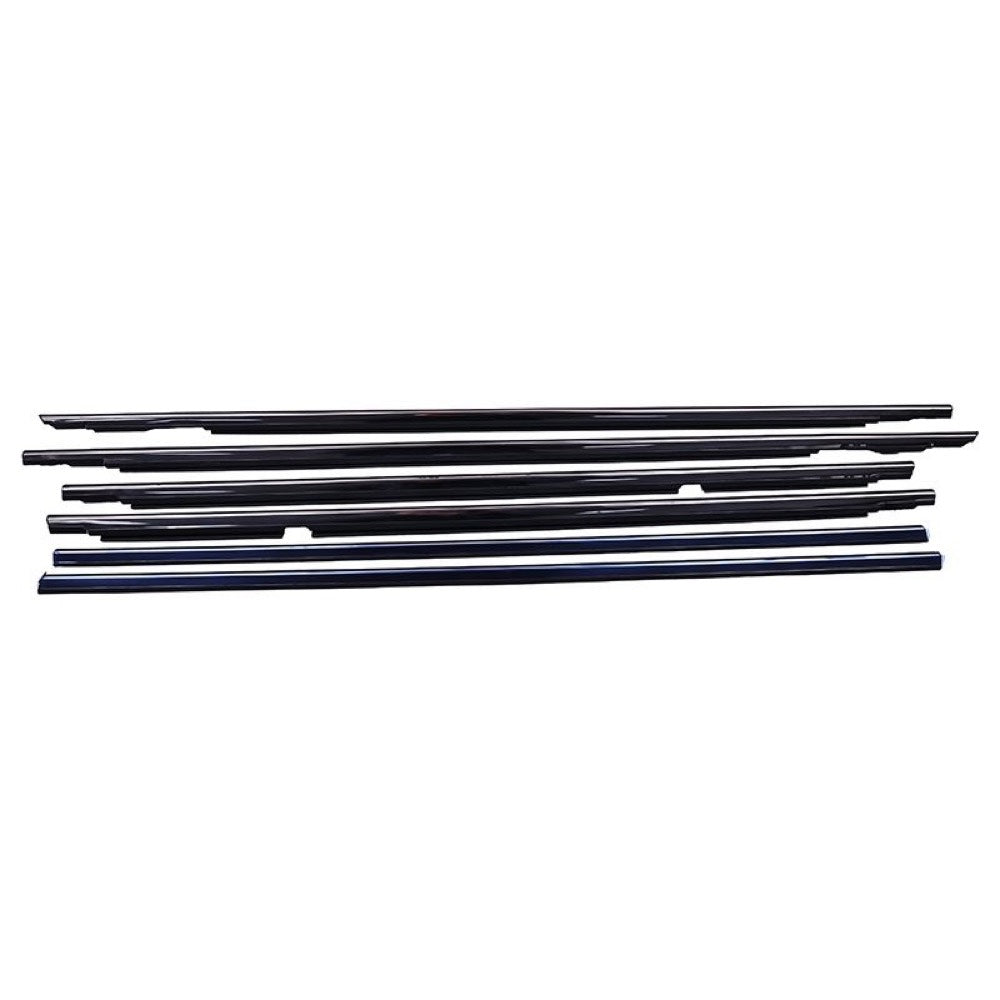 6 Pcs Door Belt Molding 75660-60020 75670-60020 for use with Toyota Land Cruiser Lexus LX450 1990-1999