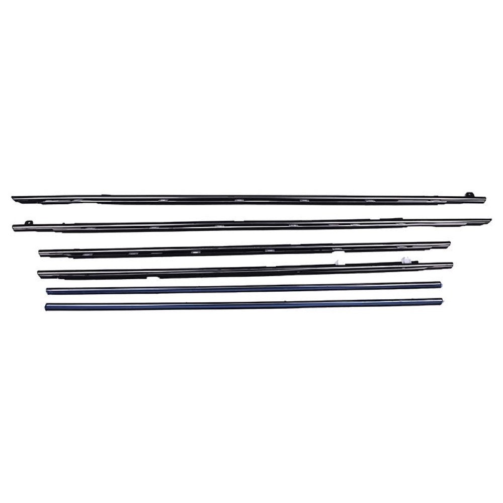 6 Pcs Door Belt Molding 75660-60020 75670-60020 for use with Toyota Land Cruiser Lexus LX450 1990-1999