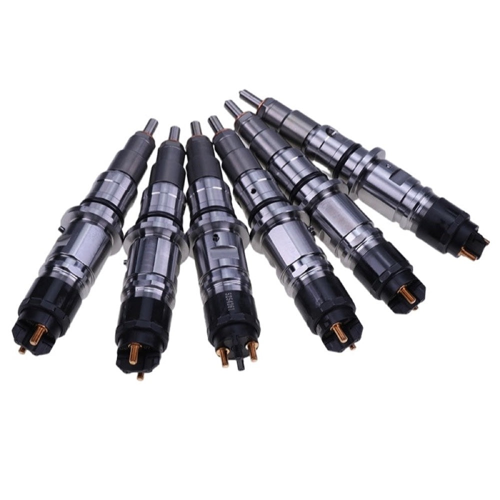 6 PCS Fuel Injector 0445120177 5254261 suitable for Cummins Engine QSB6.7L ISB6.7L