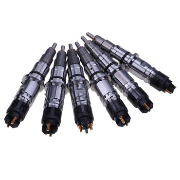 6 PCS Fuel Injector 0445120177 5254261 suitable for Cummins Engine QSB6.7L ISB6.7L