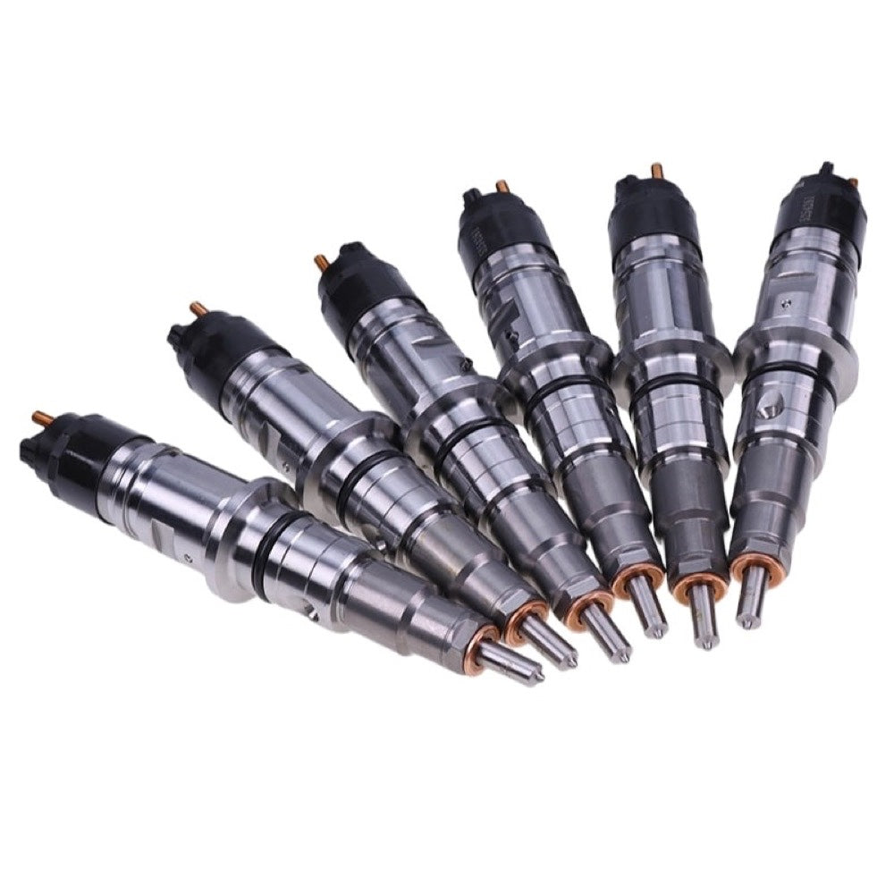 6 PCS Fuel Injector 0445120177 5254261 suitable for Cummins Engine QSB6.7L ISB6.7L