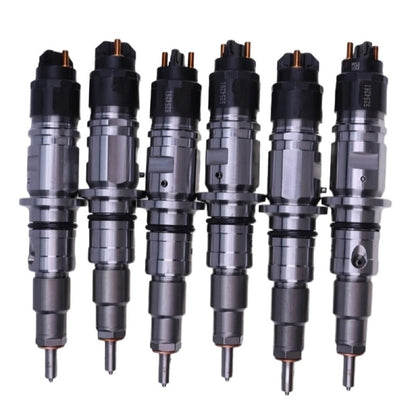 6 PCS Fuel Injector 0445120177 5254261 suitable for Cummins Engine QSB6.7L ISB6.7L