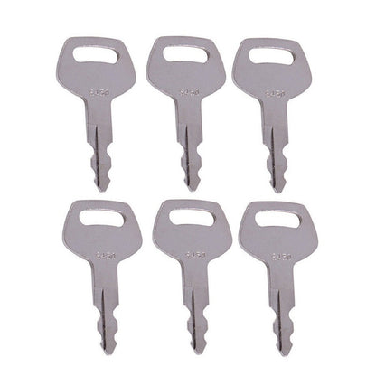6 Pcs Heavy Equipment Ignition Key S450 fits CASE Linkbelt JCB Sumitomo New Holland Excavator
