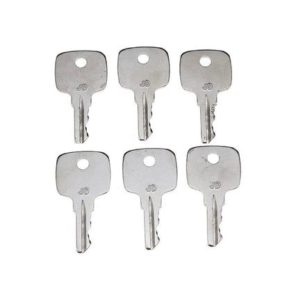 6 Pcs Ignition Keys AR51481 fits John Deere Tractor 322 330 332 655 755 756 830 855 856 955 4200 4300 4400