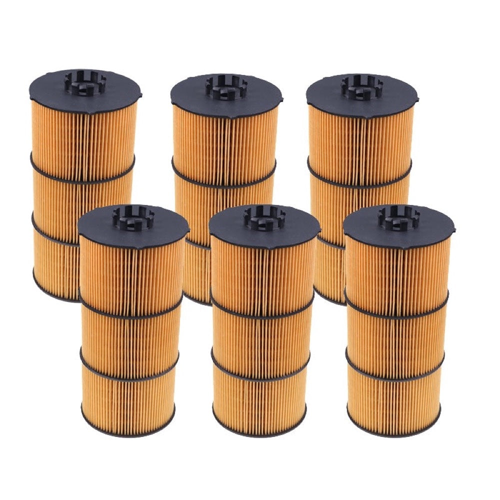 6 Pcs Oil Filter A4721800509 A4731800909 compatible with Detroit Engine DD13 DD15 DD16 Freightliner Truck 108SD 114SD