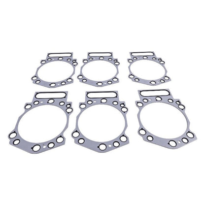 6 Pieces Cylinder Head Gasket 3634664 for use with Cummins Engine KTA19 KTA38 KTA50 QSK19 QSK38 QSK50 B3.3