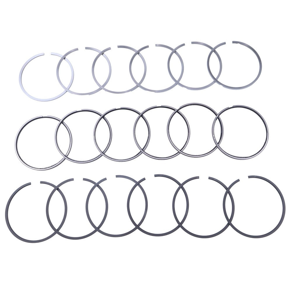 6 Set STD Piston Rings 3802421 3802746 3802230 3802050 compatible with Cummins Engine 4B 4BT 6B 6BT5.9 4B3.9 6B5.9 QSB5.9 QSB6.7 ISBE4 ISB