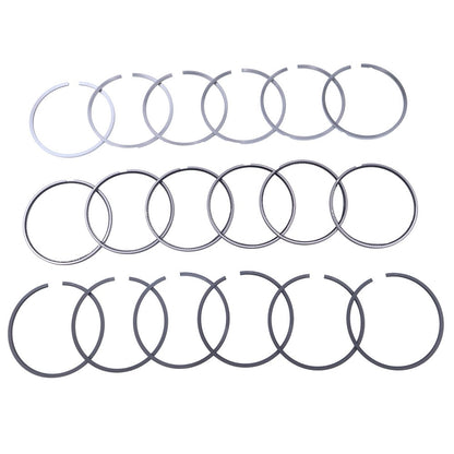 6 Set STD Piston Rings 3802421 3802746 3802230 3802050 compatible with Cummins Engine 4B 4BT 6B 6BT5.9 4B3.9 6B5.9 QSB5.9 QSB6.7 ISBE4 ISB