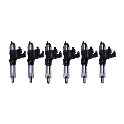 6Pcs Fuel Injector 095000-5471 8-98151837-0 suitable for 2001-07 Isuzu NPR NPR-HD 6HK1 5.2L