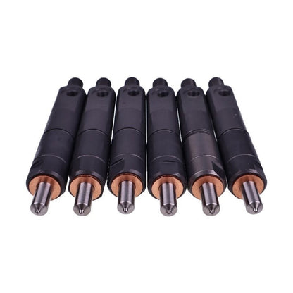 6Pcs Fuel Injector 2645A032 3637183M91 fits Perkins Engine 1006-6 1006-6T Massey Ferguson Tractor 396 397 399 3085 3090 3095 3115 3315 4260 4265 4270 4455 6160 6170 6180