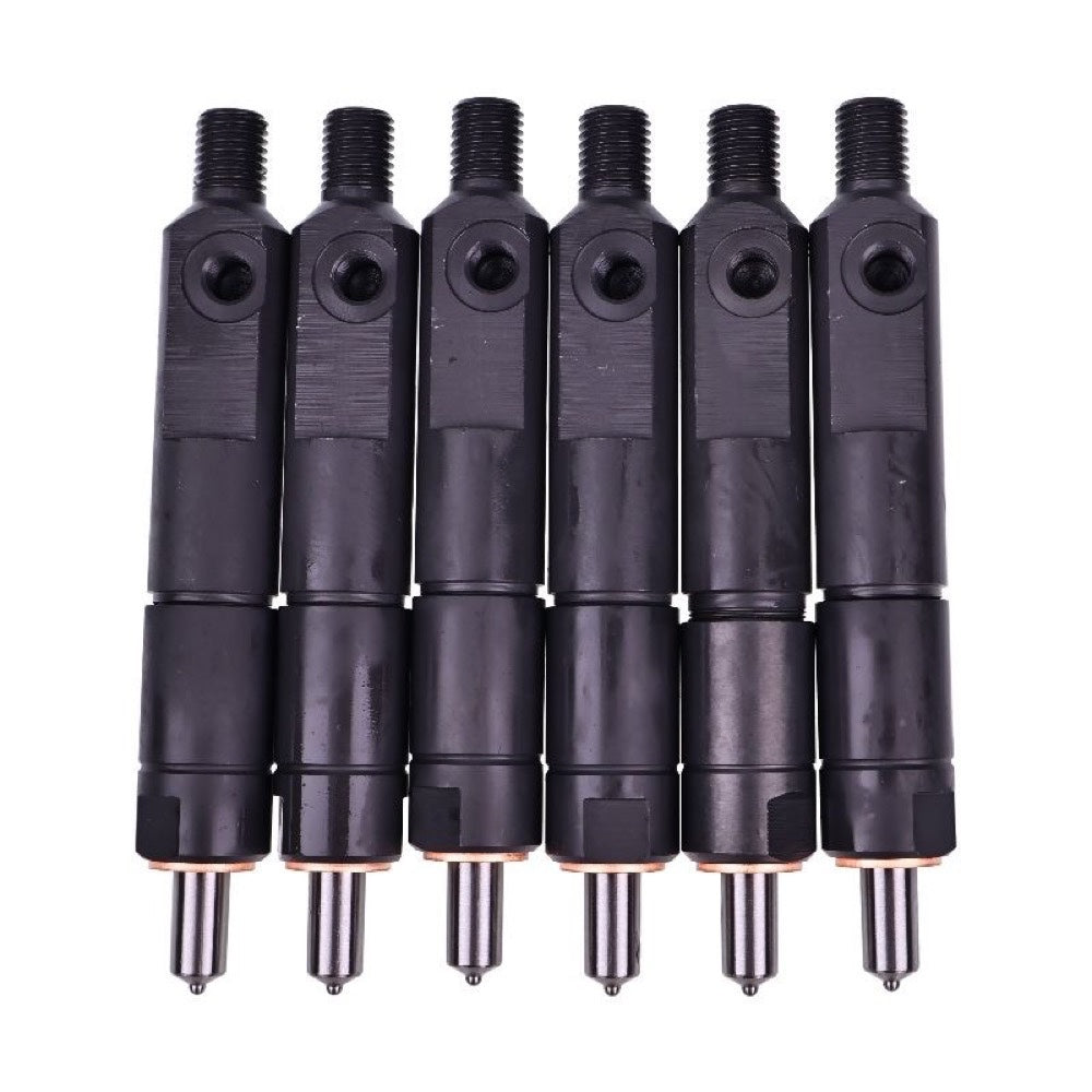 6Pcs Fuel Injector 2645A032 3637183M91 fits Perkins Engine 1006-6 1006-6T Massey Ferguson Tractor 396 397 399 3085 3090 3095 3115 3315 4260 4265 4270 4455 6160 6170 6180