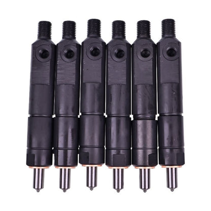 6Pcs Fuel Injector 2645A032 3637183M91 fits Perkins Engine 1006-6 1006-6T Massey Ferguson Tractor 396 397 399 3085 3090 3095 3115 3315 4260 4265 4270 4455 6160 6170 6180