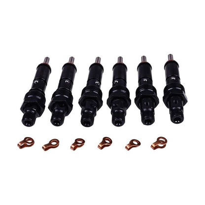 6Pcs Fuel Injector 4940785 suitable for Cummins Engine 4B3.9 B5.9 6B5.9 6BT5.9