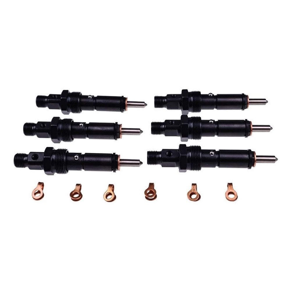 6Pcs Fuel Injector 4940785 suitable for Cummins Engine 4B3.9 B5.9 6B5.9 6BT5.9